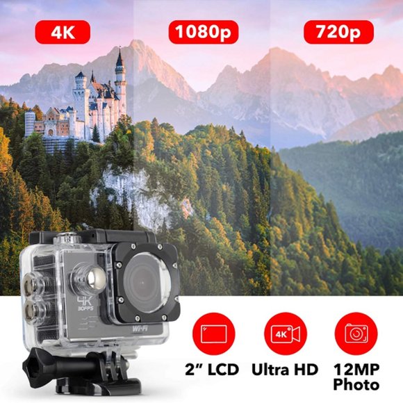 Action Camera 4K WIFI - New!!! - Picture 6 of 8